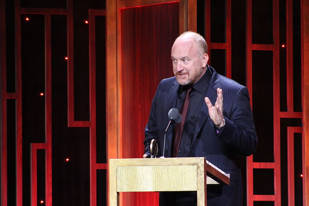 A photo of Louis CK at an awards ceremony