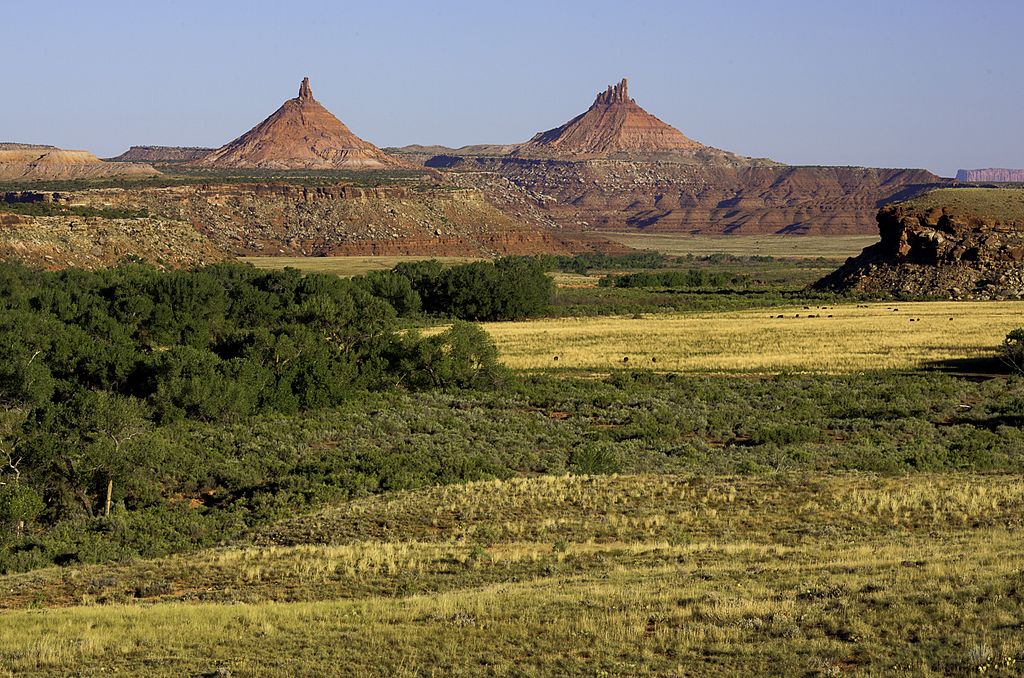 A landscape photo of Bears Ears National Monument.