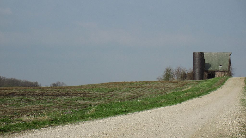 a panorama of a rural Missouri landscape