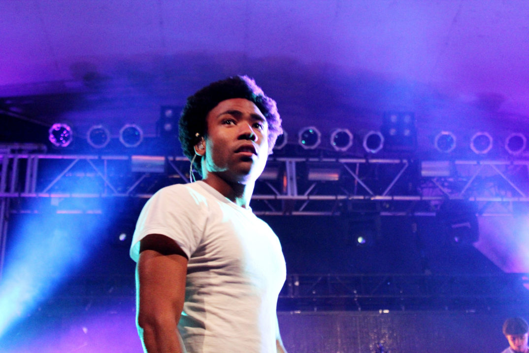 photograph of rap artist Childish Gambino, aka Donald Glover