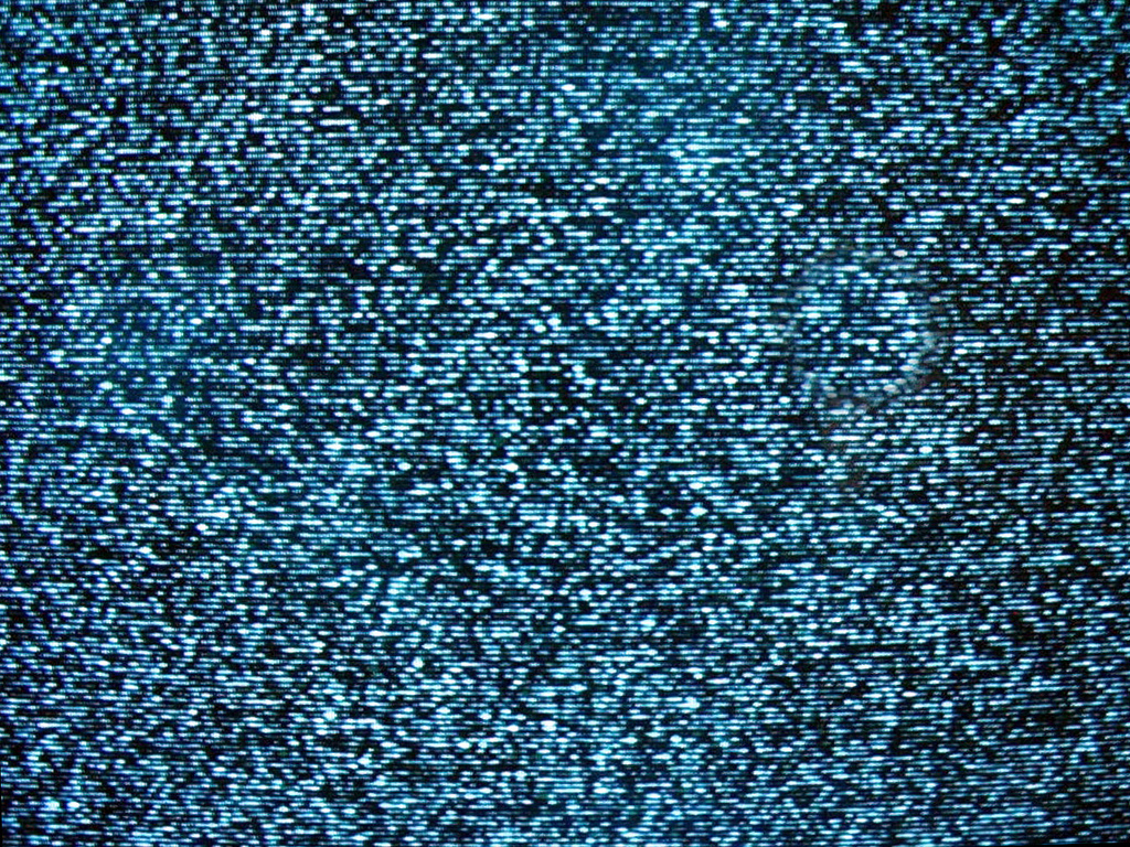Photo of television static