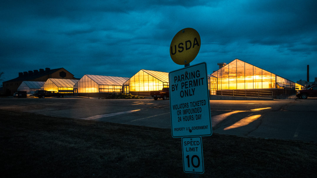 U.S. Department of Agriculture research facility at North Dakota State University, in Fargo, N.D. on Monday, April 29, 2013. USDA Photo by Lance Cheung.