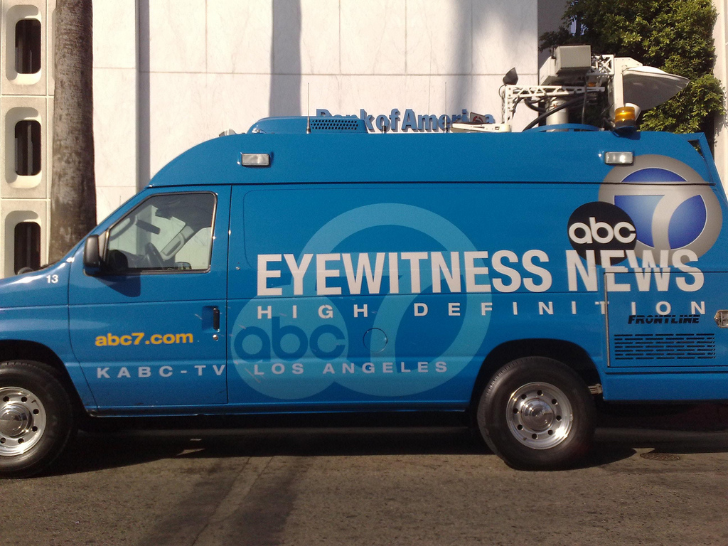 photo of ABC "eyewitness news" news van