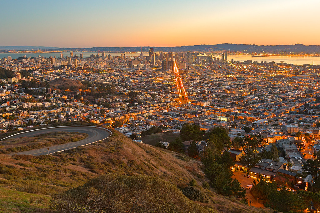 photograph overlooking San Francisco