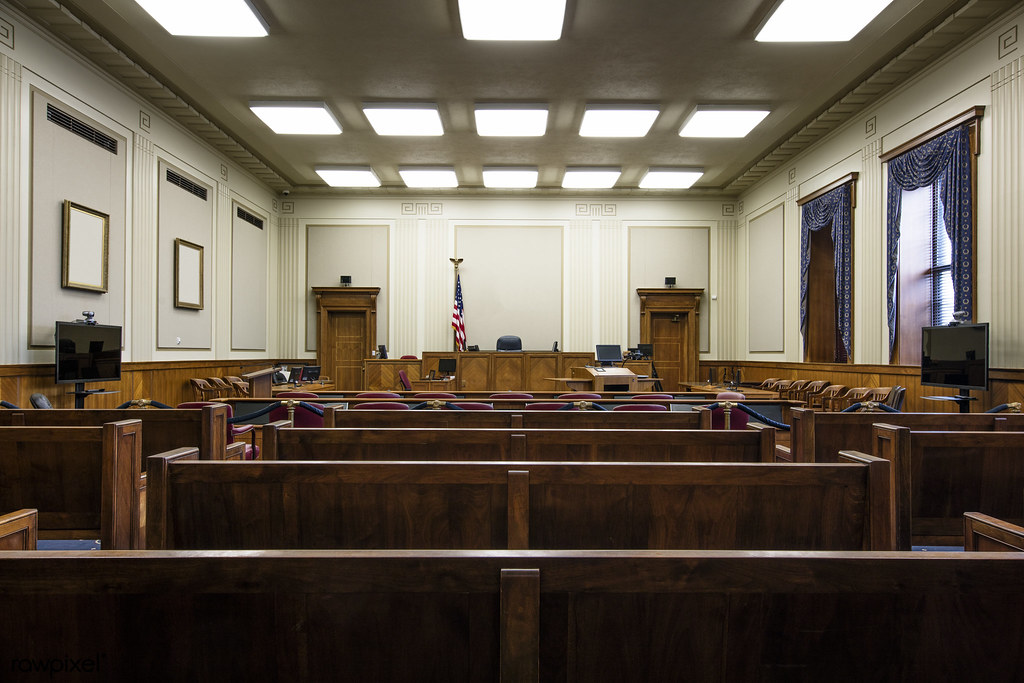 photograph of courtroom
