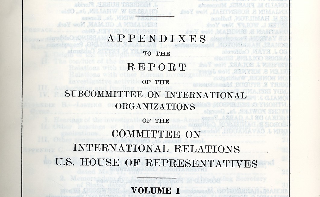 scan of appendix title page from 1978 report
