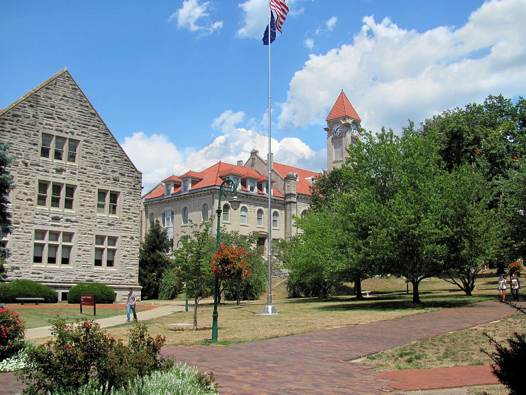 photograph of Indiana University campus