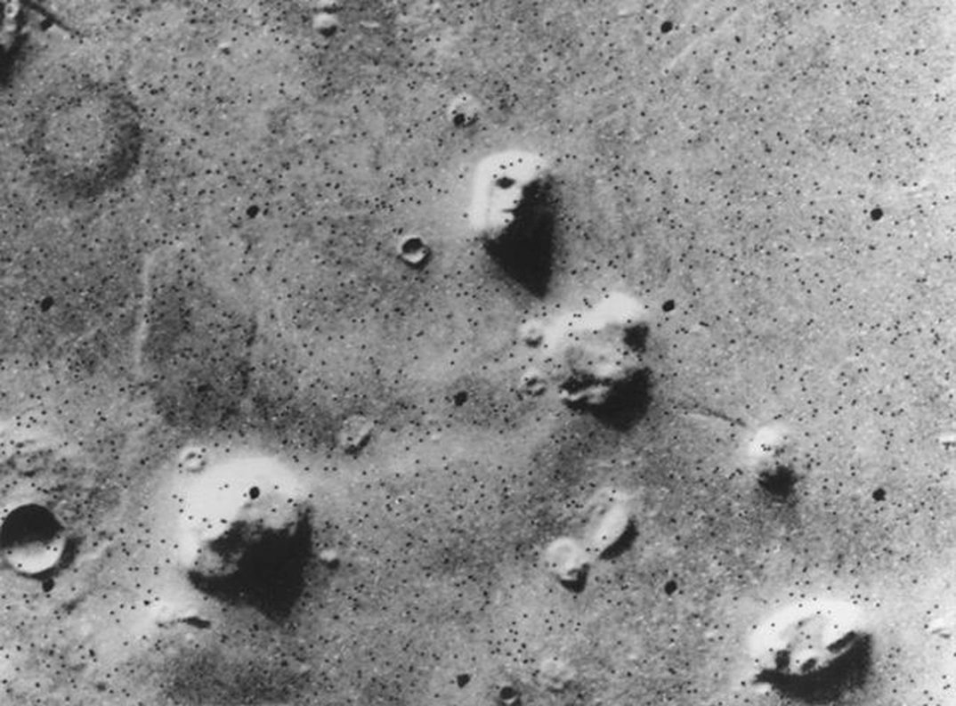 NASA satelite image of Mars surface