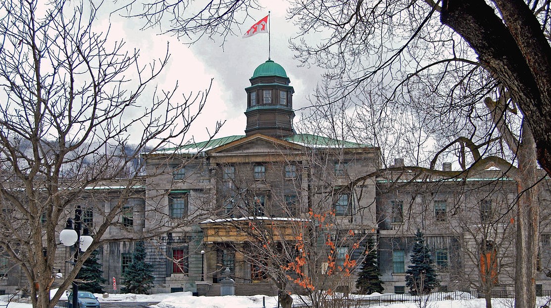 photograph of campus building at McGill University