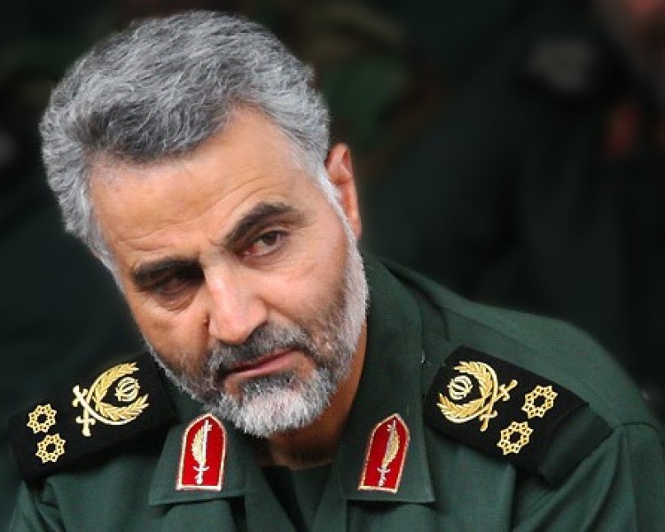 photograph of General Qasem Soleimani in military uniform