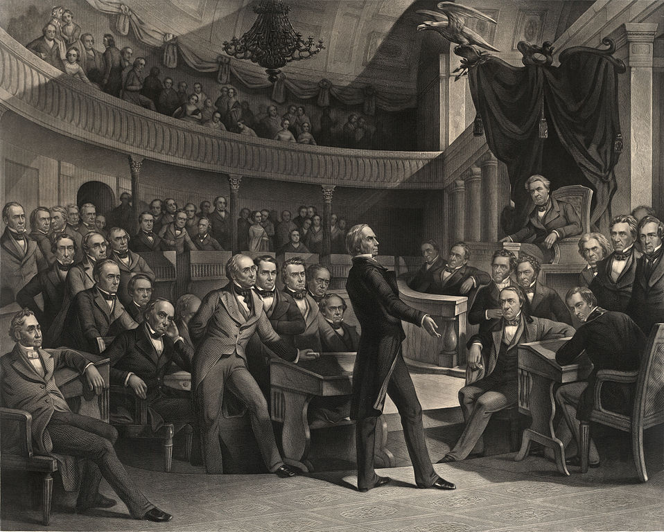 engraving of the Golden Age of the Senate