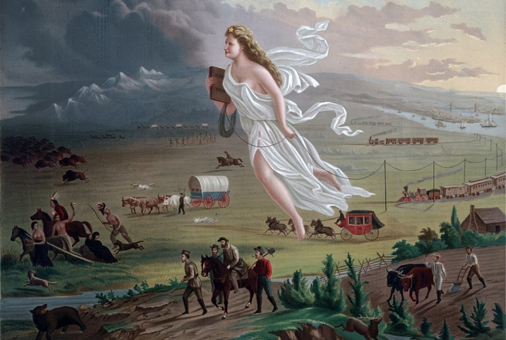 painting symbolizing Manifest Destiny