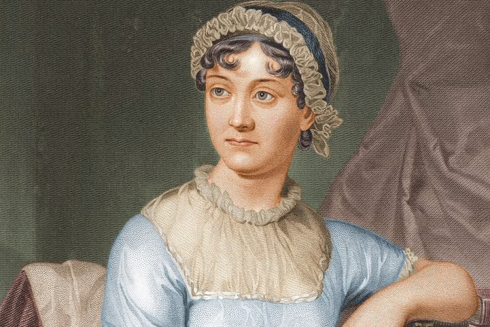 portrait engraving of Jane Austen