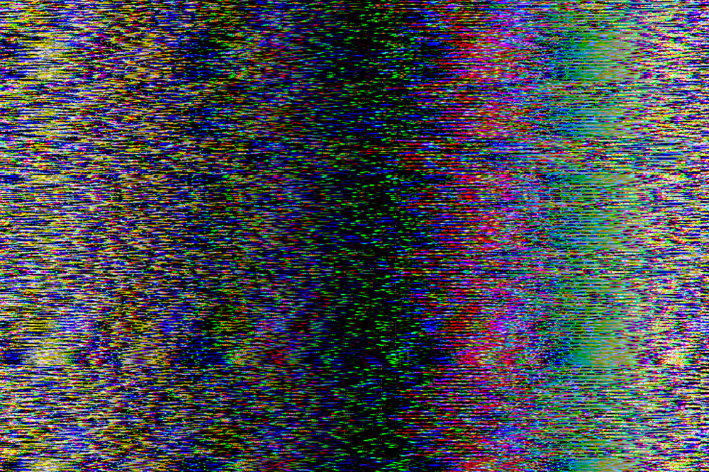 image of failed tv signal noise