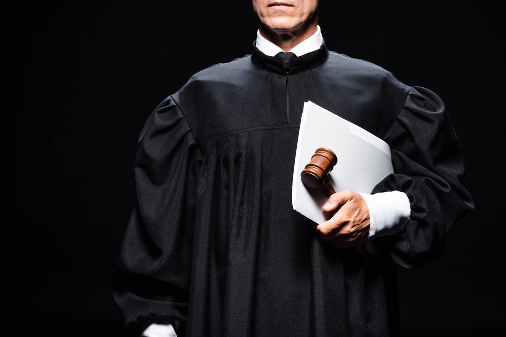 photograph of judge in robes