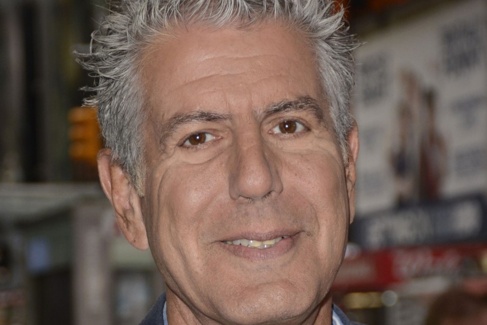 headshot of Anthony Bourdain