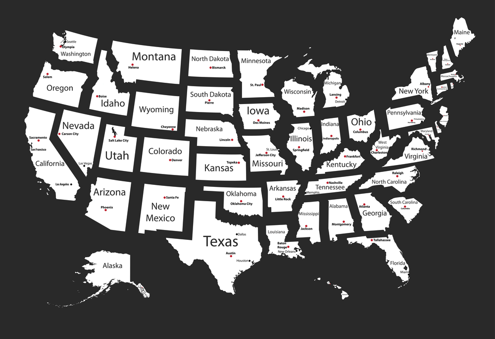 image of disconnected US states