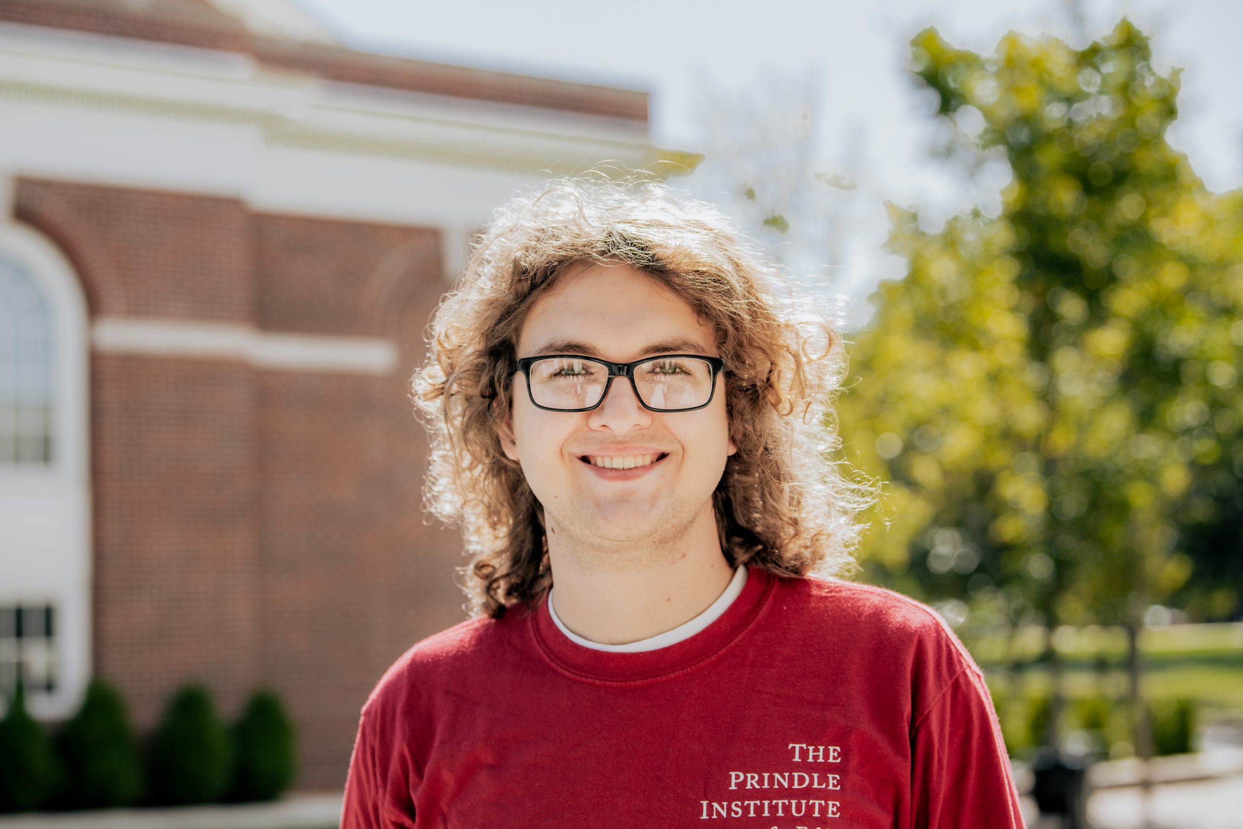 Photograph of Hillman intern Alex Spencer