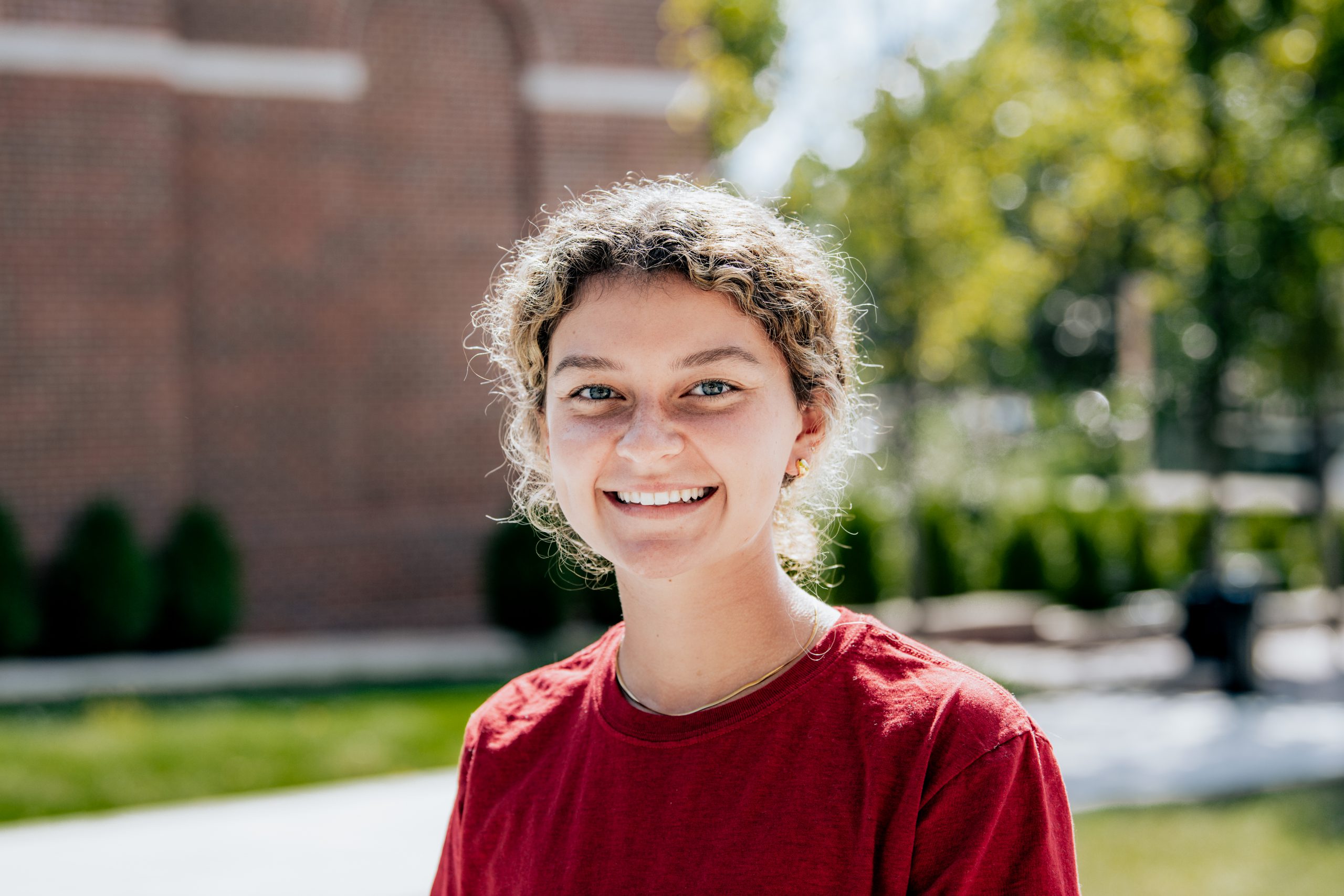 Photograph of Hillman intern Alexa Hourdas
