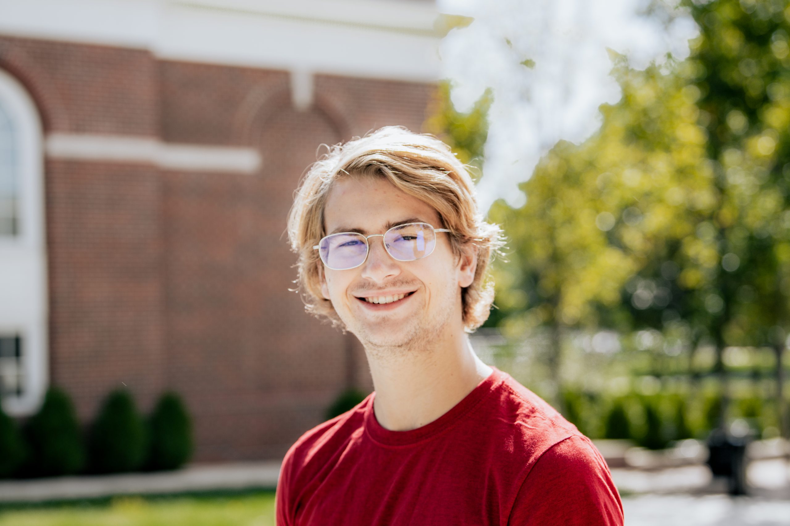 Photograph of Hillman intern Andrew Conarty