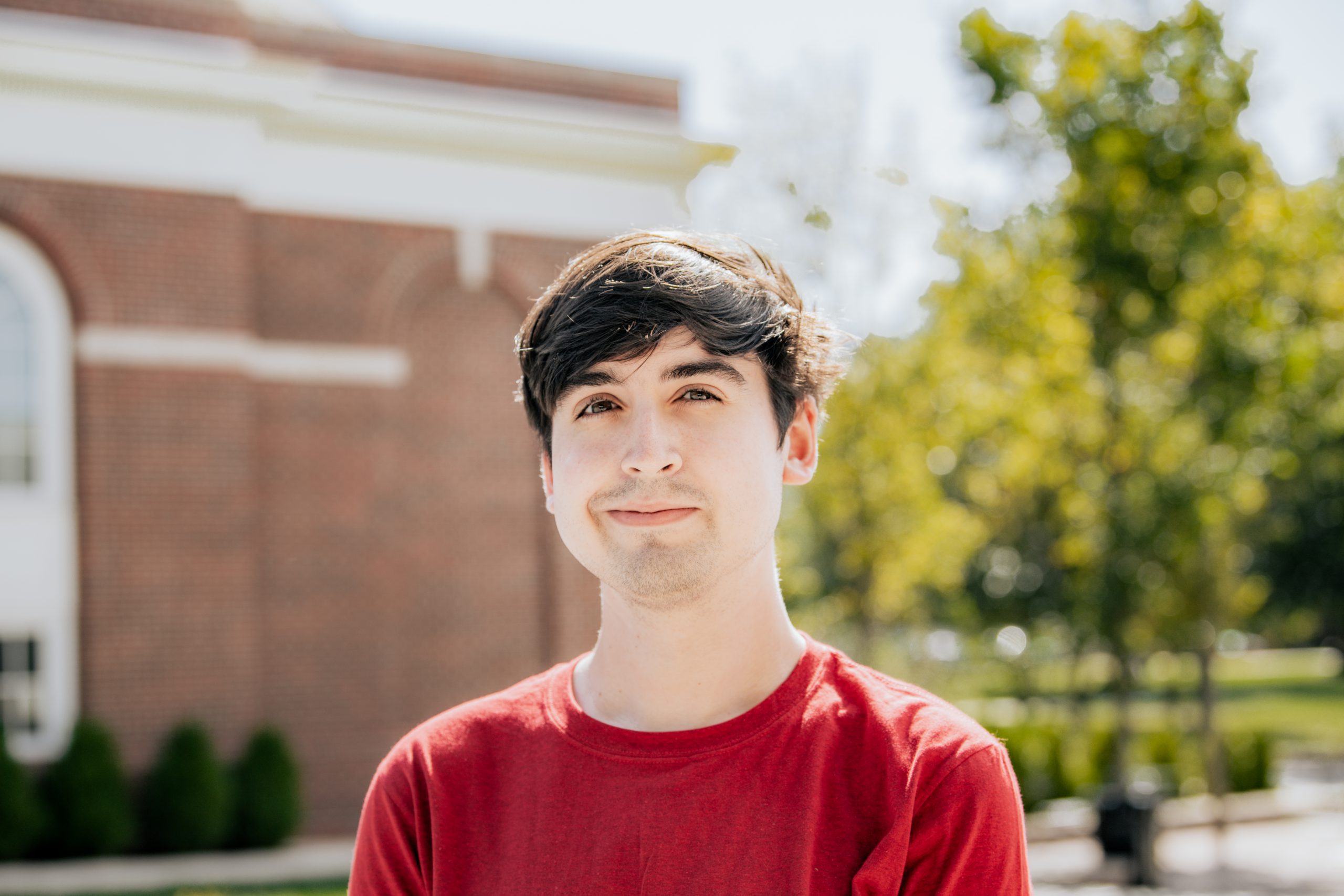 Photograph of Hillman intern Brandon Collins