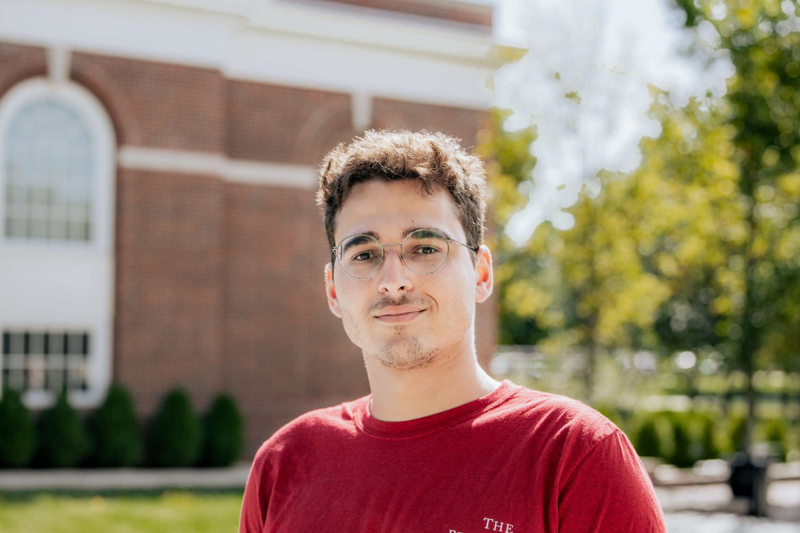 Photograph of Hillman intern Damir Pupović