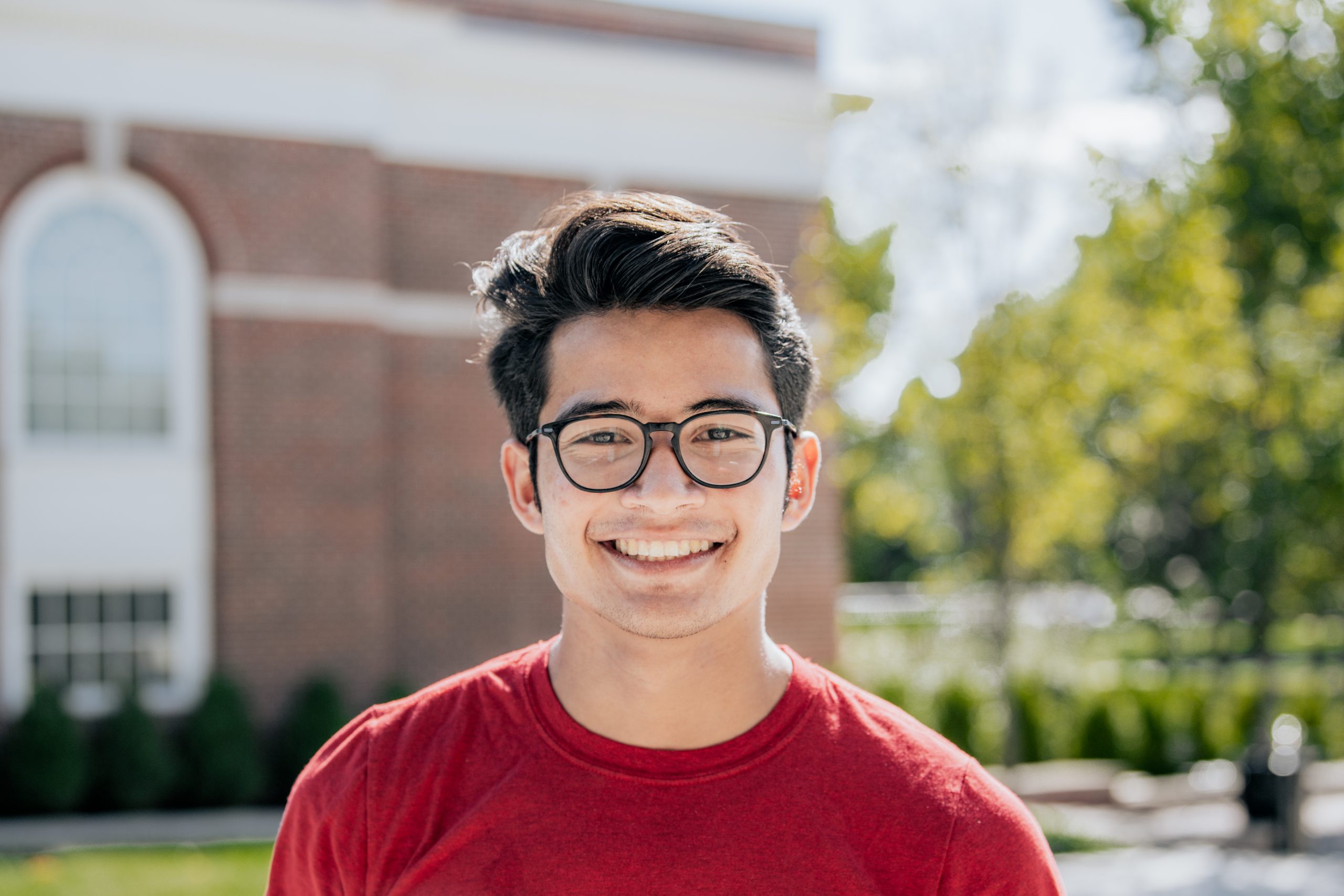 Photograph of Hillman intern Harry Burgan