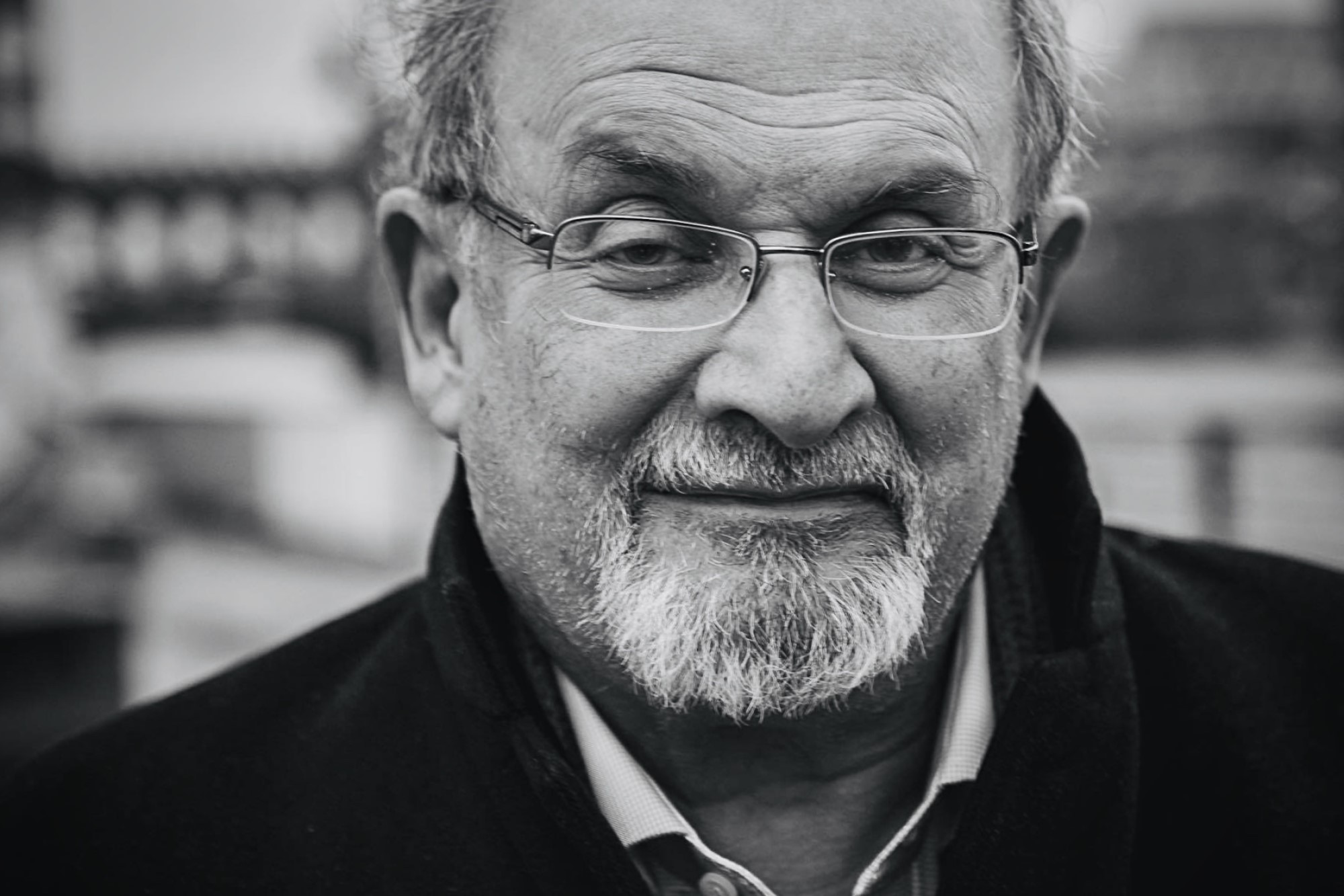 photograph of Salman Rushdie
