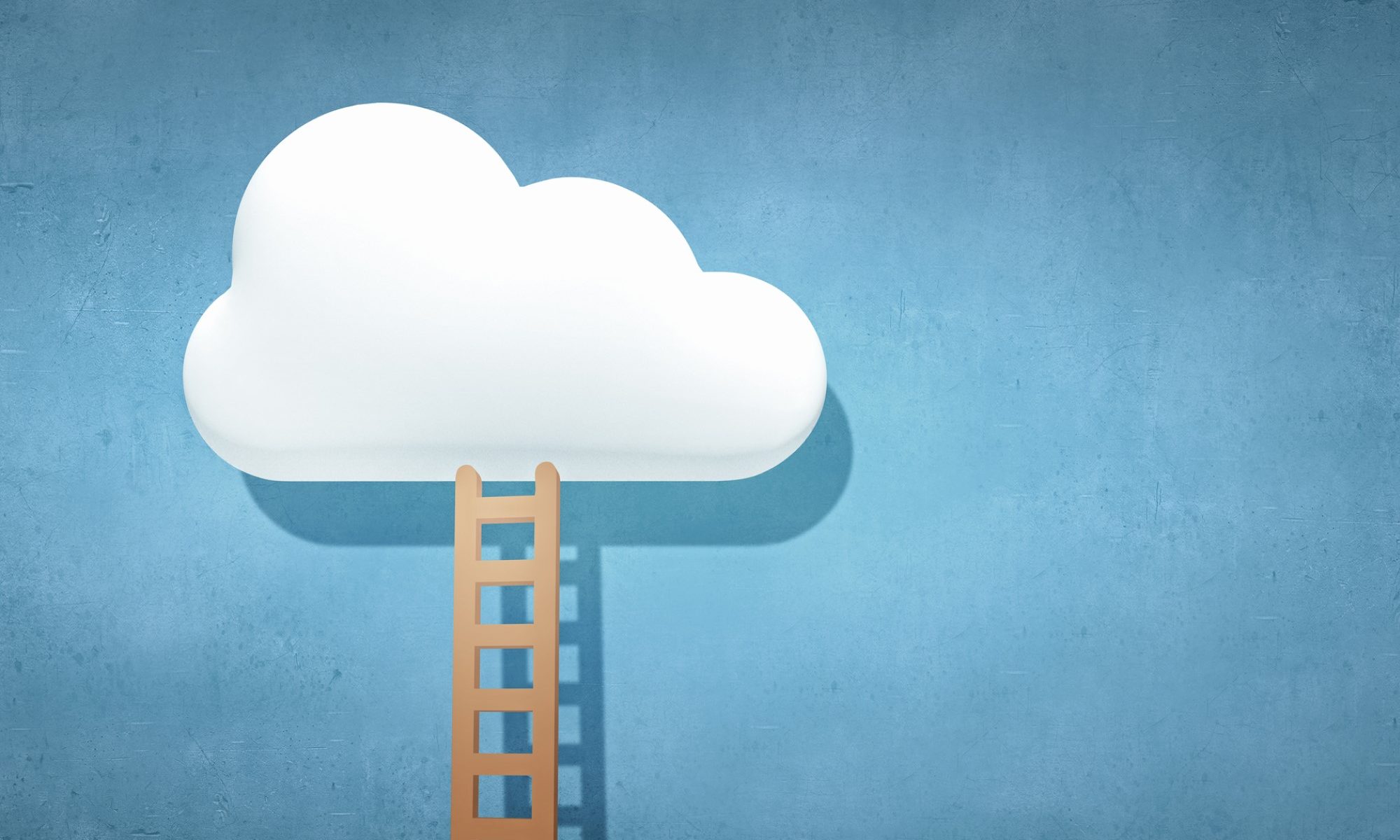 image of ladder with multiple rungs affixed to Twitter cloud