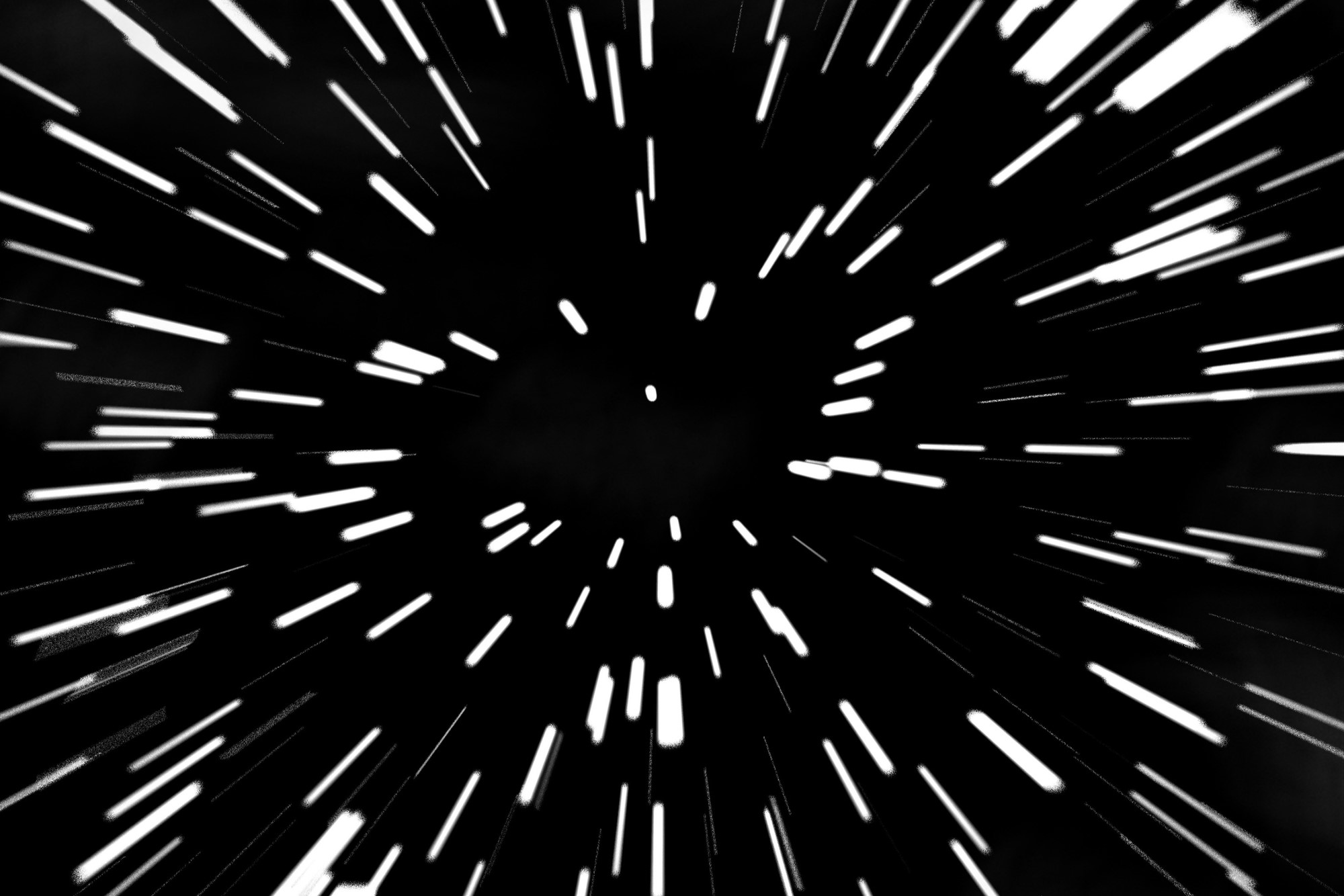 image of star wars hyperspace star blur