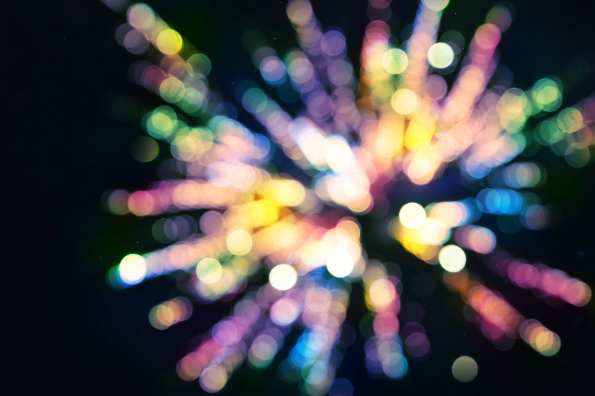 blurred photograph of fireworks