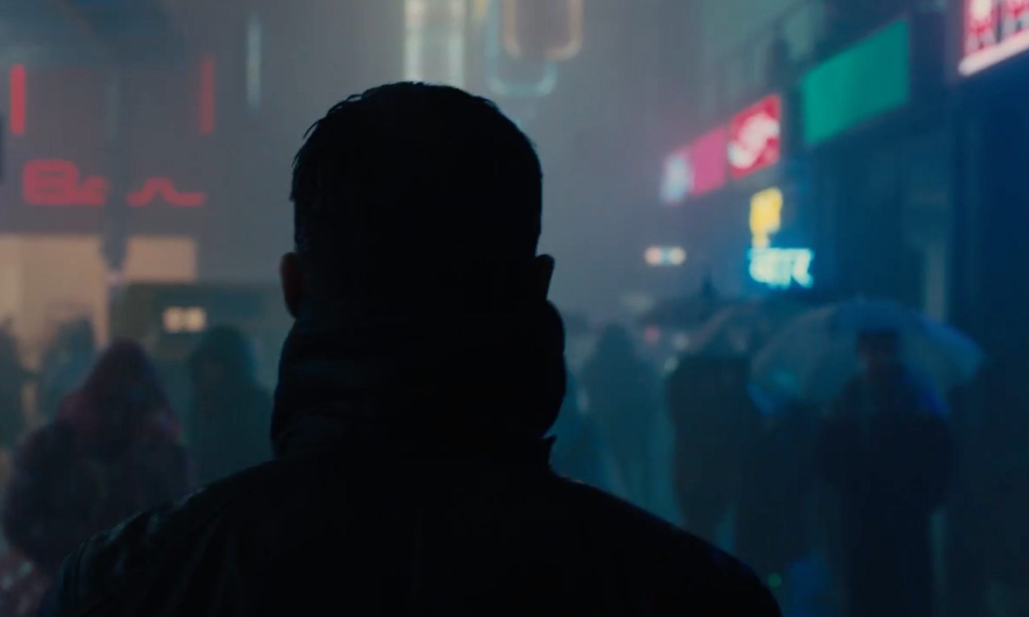 photograph of Blade Runner movie scene