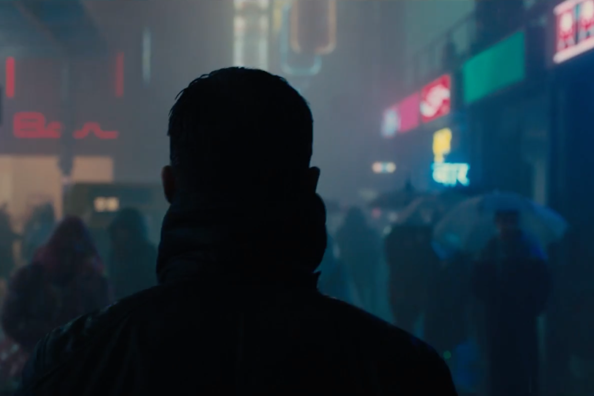 photograph of Blade Runner movie scene