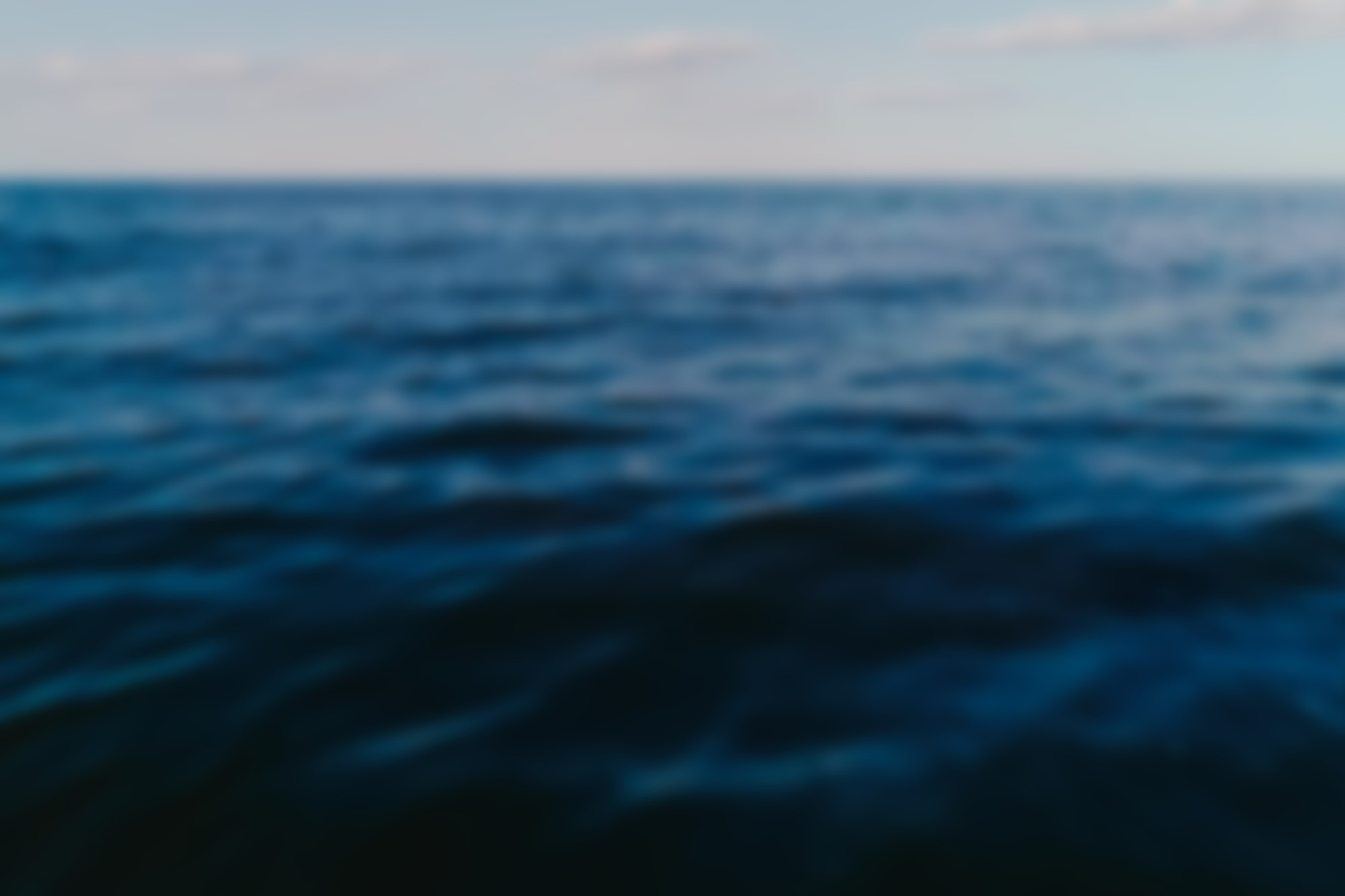 blurred photograph of the ocean